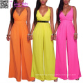 Rosea Hot V Neck Jumpsuit L55323